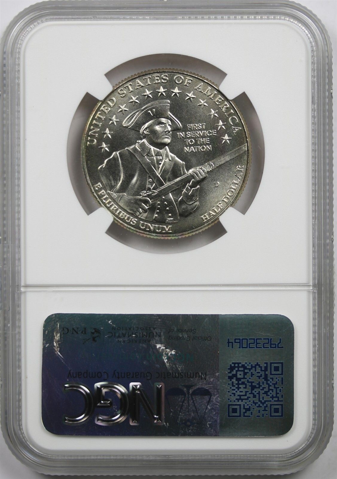 2011-D United States Army 50C NGC MS 69 Modern Commemorative Half