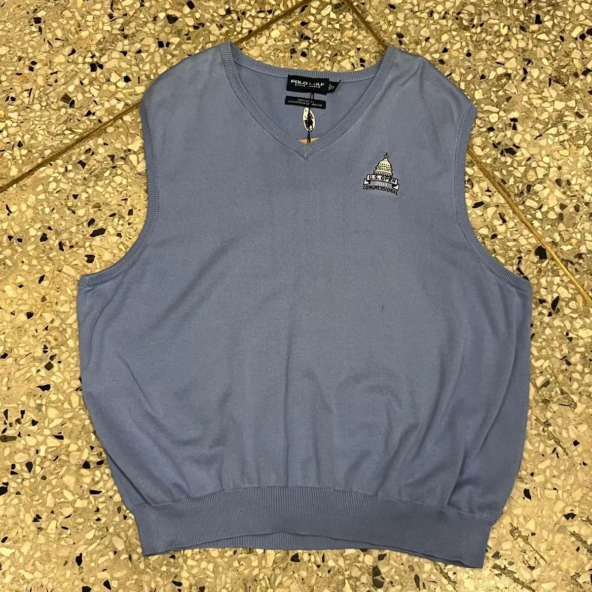 POLO GOLF ポロ ゴルフ 刺繍 ニット ベスト POLO GOLF ポロ ゴルフ 刺繍 ニット ベスト