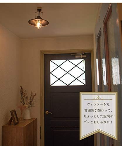 Ampoule シーリングライト 照明 おしゃれ LEDシーリングライト 1灯 アイアン 照明器具 天井照明 電球別売 ブラック 黒 LED RAUTA ラウタ 国内発送 4ddc7bfb
