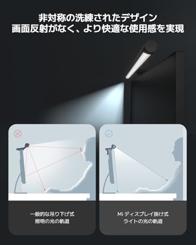 Xiaomi Miモニター掛け式ライト USB Type-Cポート デスクライト 非対称な配光 反射防止 Ra95高演色 マグネットで回転 メタルボディ 2.4GHzワイヤレスリモコン 色温度と輝度無段階調整 湾曲モニター対応 省スペース 仕 5bdd4a58 Xiaomi Miモニター掛け式ライト USB Type-Cポート デスクライト 非対称な配光 反射防止 Ra95高演色 マグネットで回転 メタルボディ 2.4GHzワイヤレスリモコン 色温度と輝度無段階調整 湾曲モニター対応 省スペース 仕 5bdd4a58