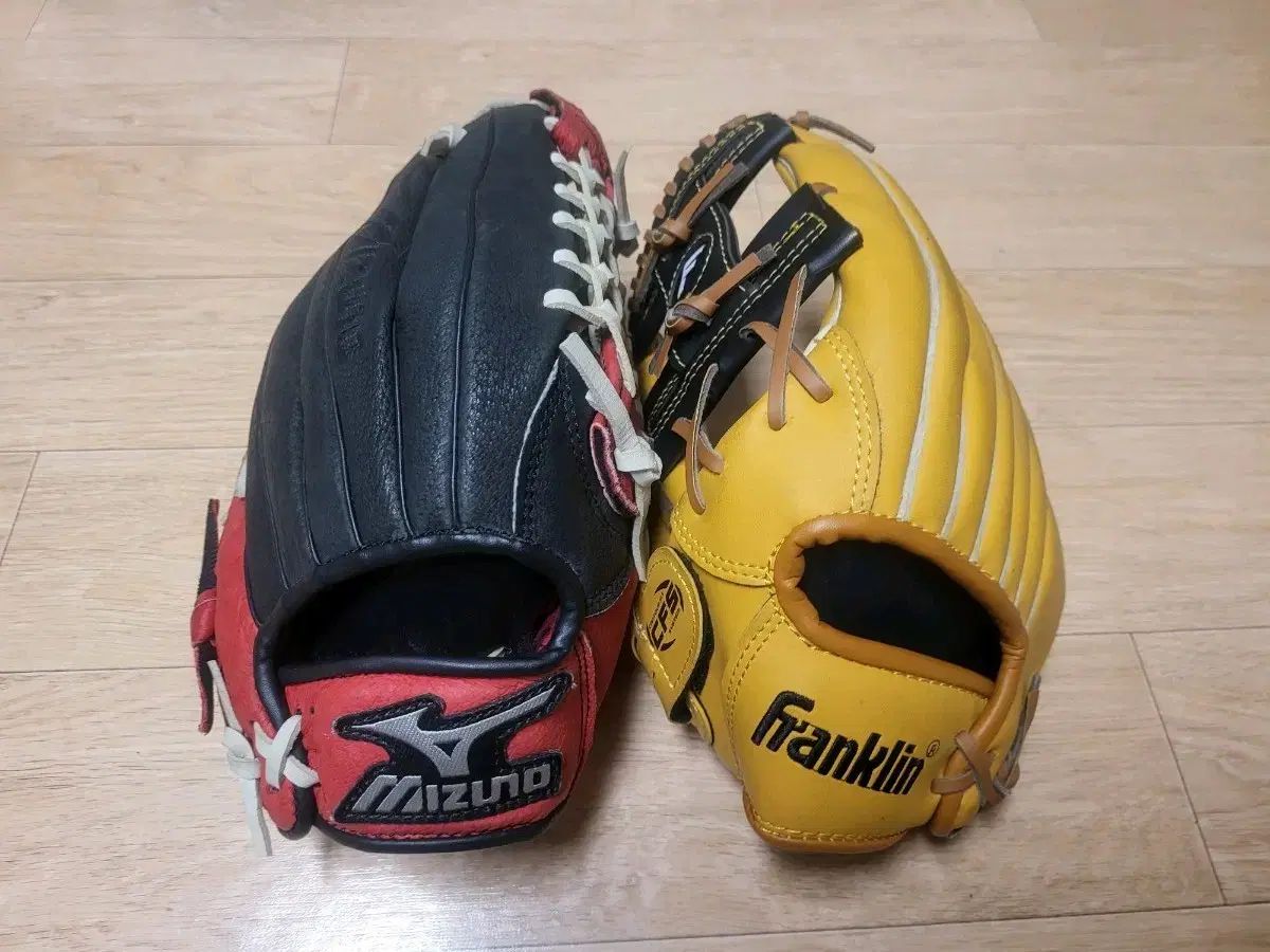 野球グローブ ミズノ & Franklin