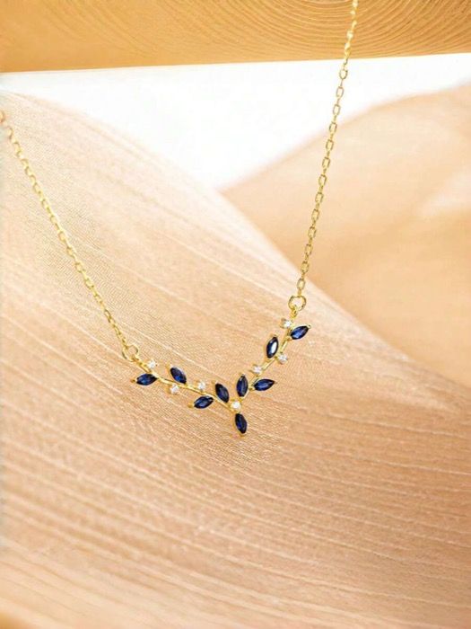 ジュエリー レディース ネックレス 1個 ユニークなヨーロッパ製S925スターリングシルバー鹿の角ペンダントネックレス
