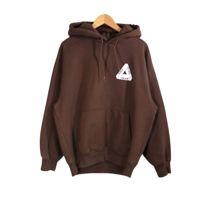 PALACE 26ss TRI-ANGLIC HOOD BROWN サイズM パレス トライアングル フード パーカー トップス 大名店