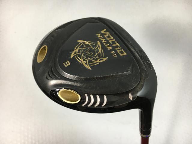 返品OK 【中古ゴルフクラブ】カタナゴルフ VOLTIO NINJA FG FW BLACK フェアウェイ 2017 SPEEDER 361 3W