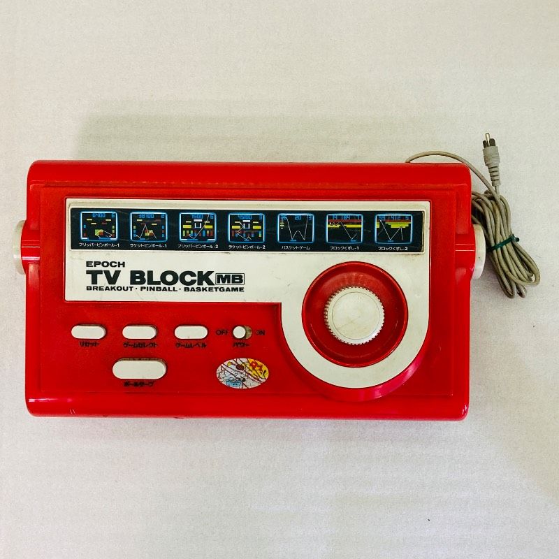 動作未確認】エポック テレビブロックMB 7種類の画面で28のゲーム 昭和