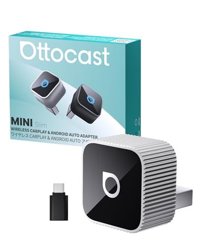 【新品】【公式】オットキャスト mini slim Ottocast ミニスリム CarPlay & Android Auto ワイヤレスアダプター USB-A対応 アンドロイドオート カープレイ自動接続 ハンズフリー通話 音楽再生 5GHz 4b95b2a0