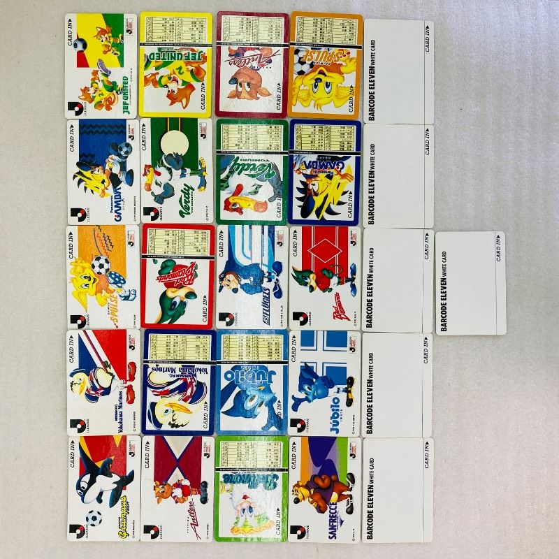 ジャンク】エポック Jリーグ公式LCDゲーム バーコードイレブン 携帯型