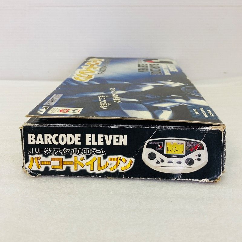ジャンク】エポック Jリーグ公式LCDゲーム バーコードイレブン 携帯型