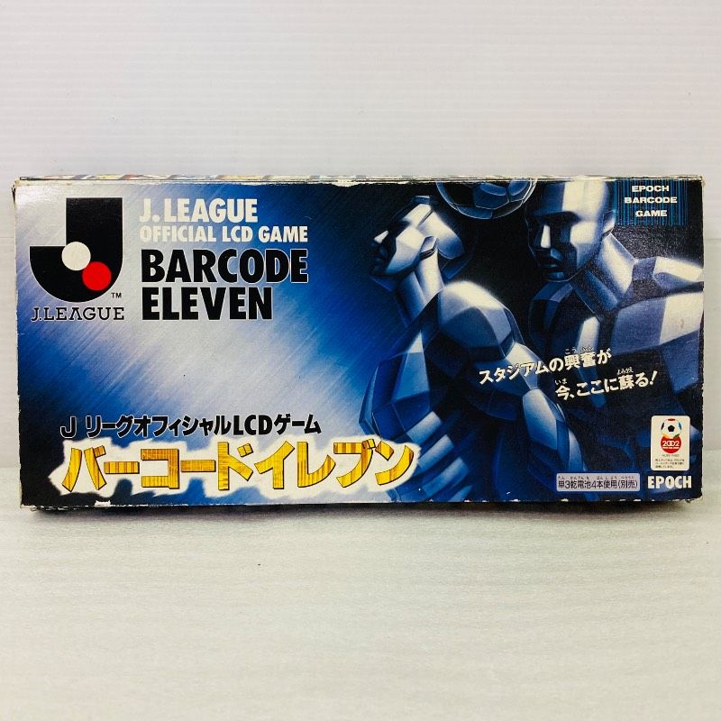ジャンク】エポック Jリーグ公式LCDゲーム バーコードイレブン 携帯型
