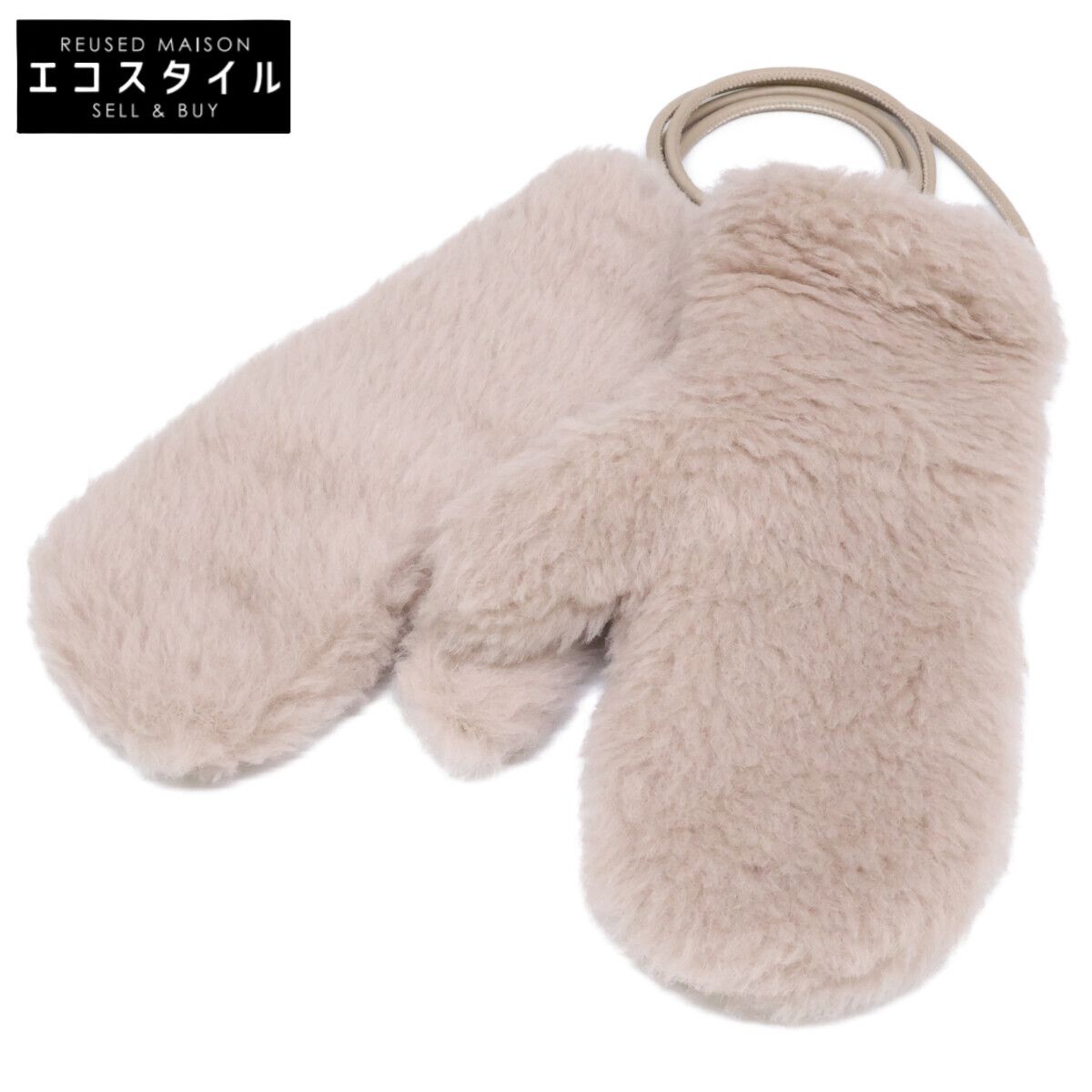 Max Mara　マックスマーラ　【美品】24AW OMBRATO オンブラート ヴァージンウール/アルパカ/シルク テディベア ミトン