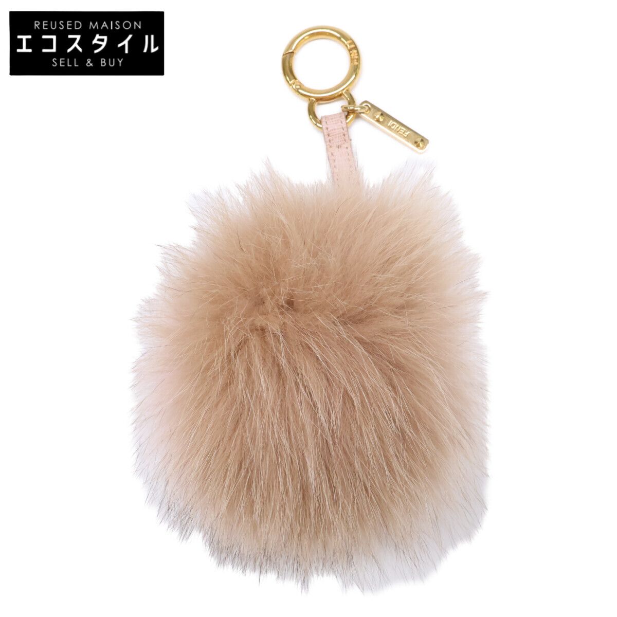 FENDI　フェンディ　ポンポンファー バッグチャーム