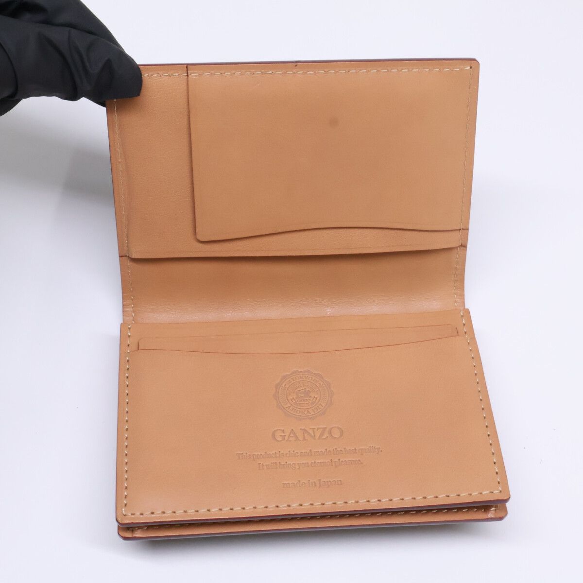 GANZO ガンゾ CORDOVAN コードバン 通しマチ名刺入れ - メルカリ