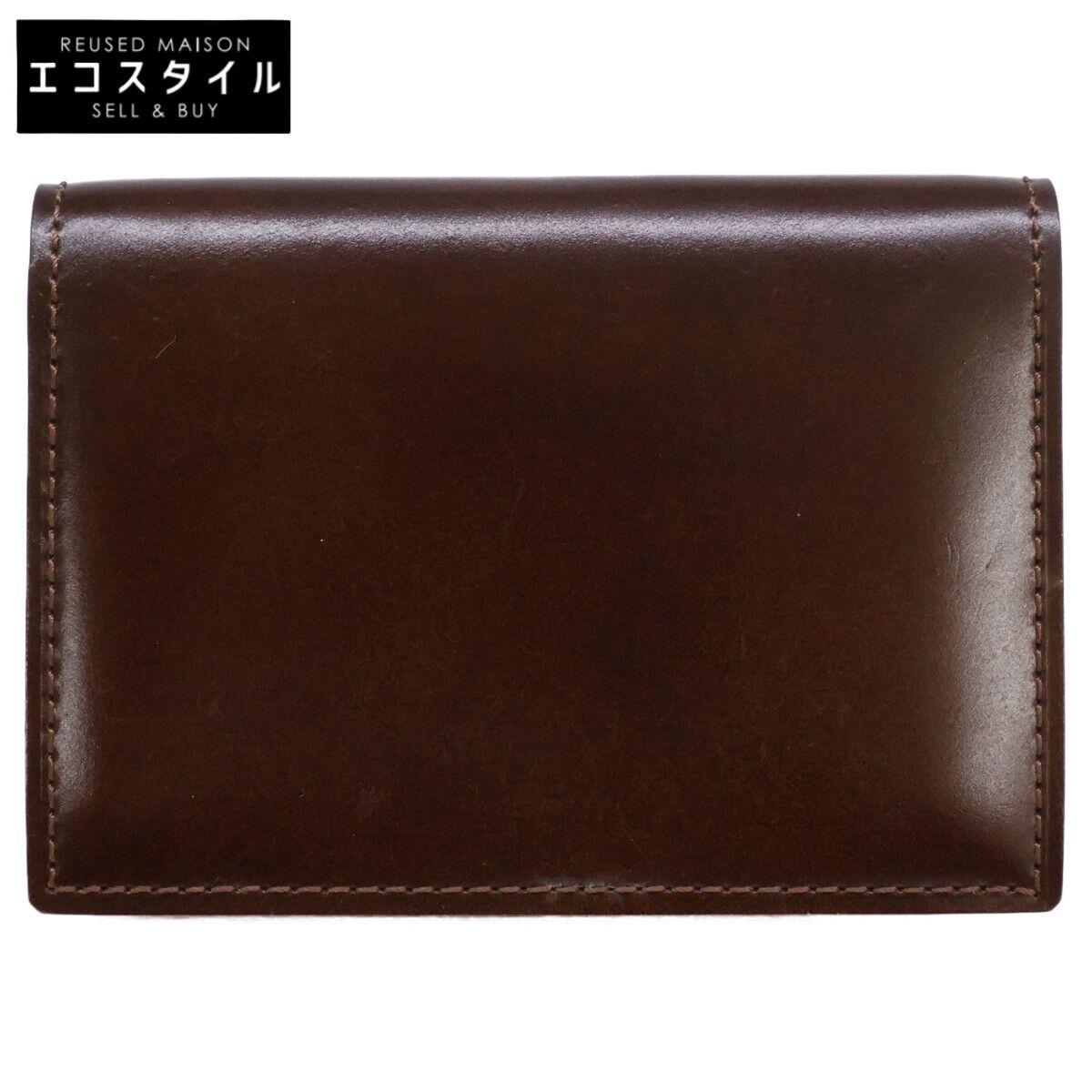 GANZO ガンゾ CORDOVAN コードバン 通しマチ名刺入れ - メルカリ