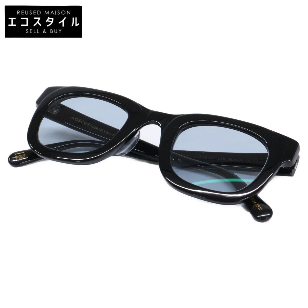 MOSCOT モスコット FRITZ COL.BLACK フリッツ 度入りレンズ