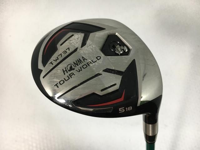 返品OK 【中古ゴルフクラブ】ホンマ TOUR WORLD (ツアーワールド) TW737 FW フェアウェイ VIZARD EX-A 65 5W