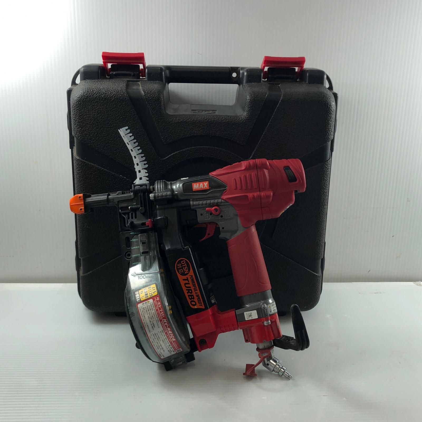 MAX マックス ねじ打ち機 高圧 HV-R41G4 レッド