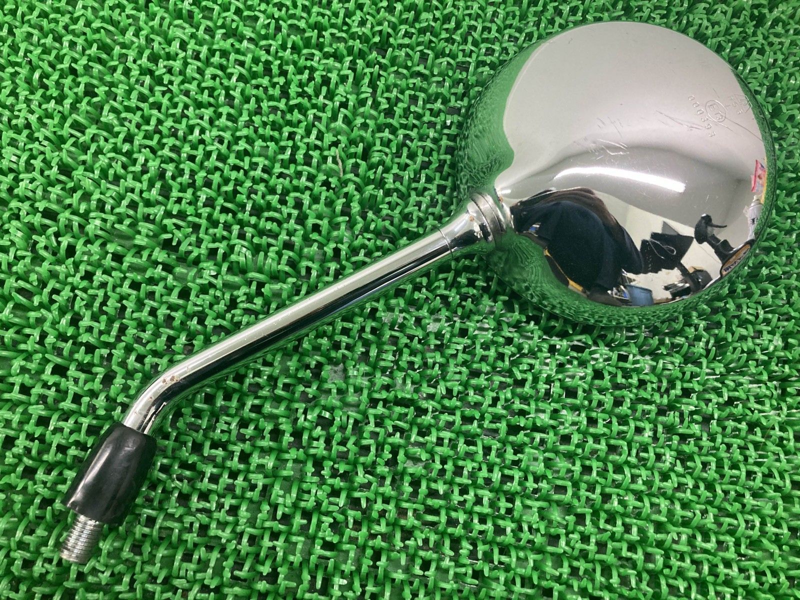 PS250 ミラー 片側 000393 ホンダ 純正 中古 MF09 正10mm メッキ仕様 割れ欠け無し iK