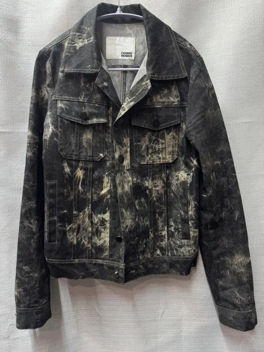 コスミックワンダー ブリーチ タイダイ ヴィンテージ デニム ジャケット 2(S) 7,896円