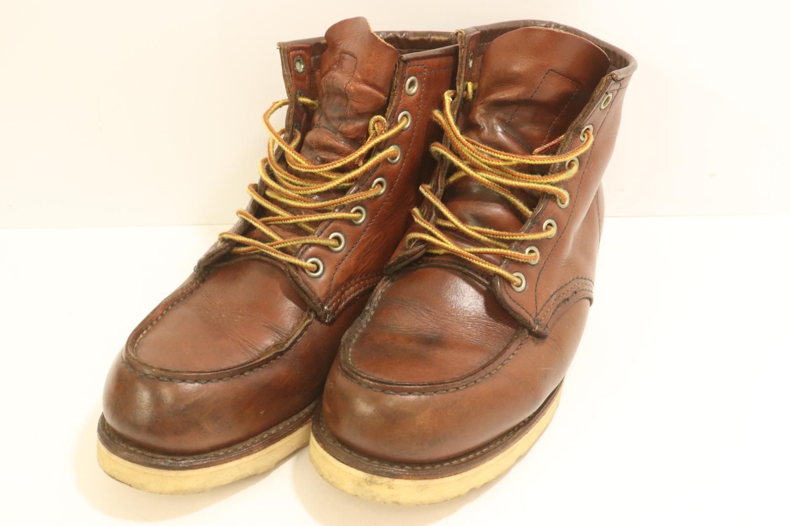 【中古】 RED WING メンズブーツ US8.5 9106 Heritage 6inch MOC Toe RED WING US8.5 茶 ブラウン レザー