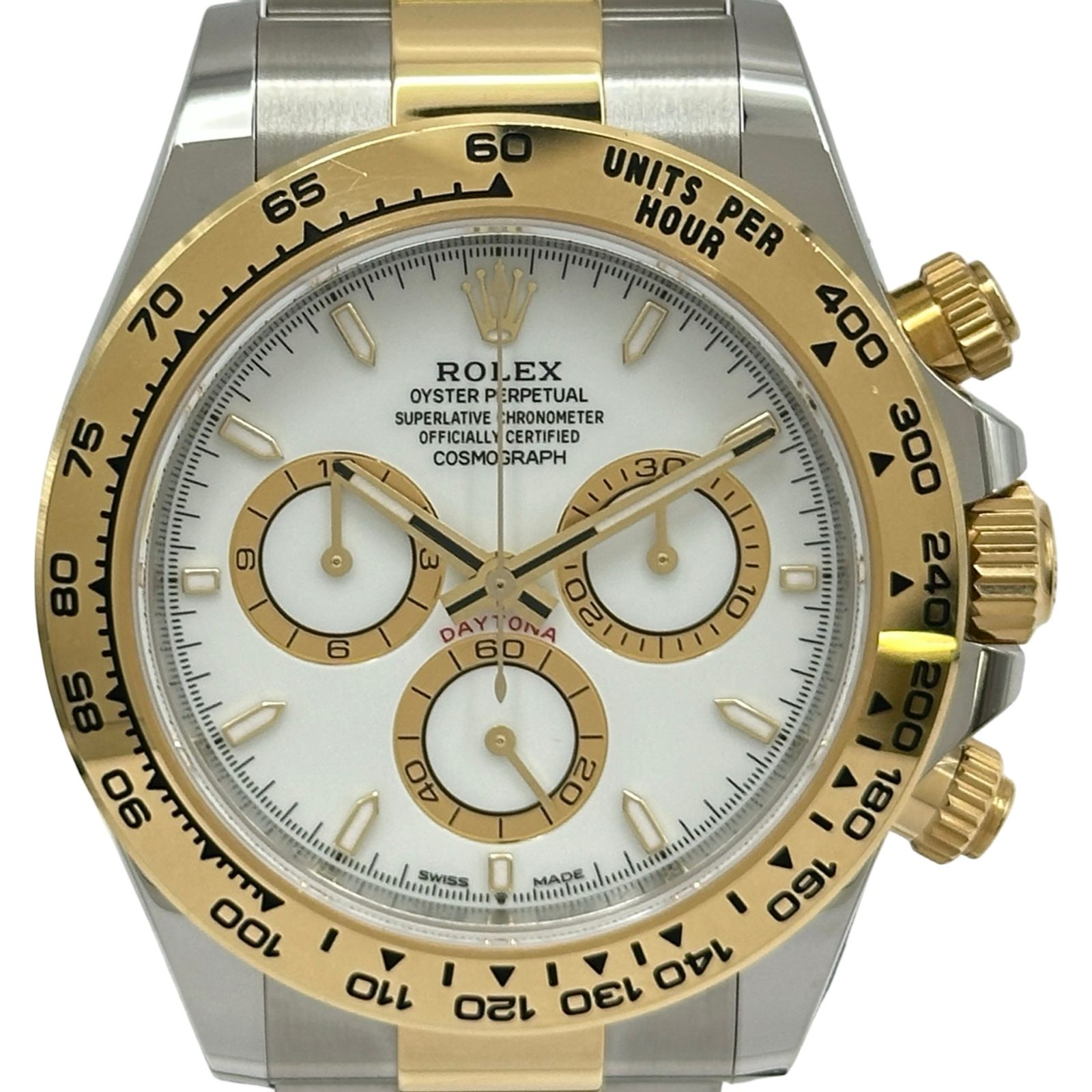 ロレックス ROLEX デイトナ 126503 ホワイト ゴールド/ステンレススチール 自動巻き メンズ 腕時計