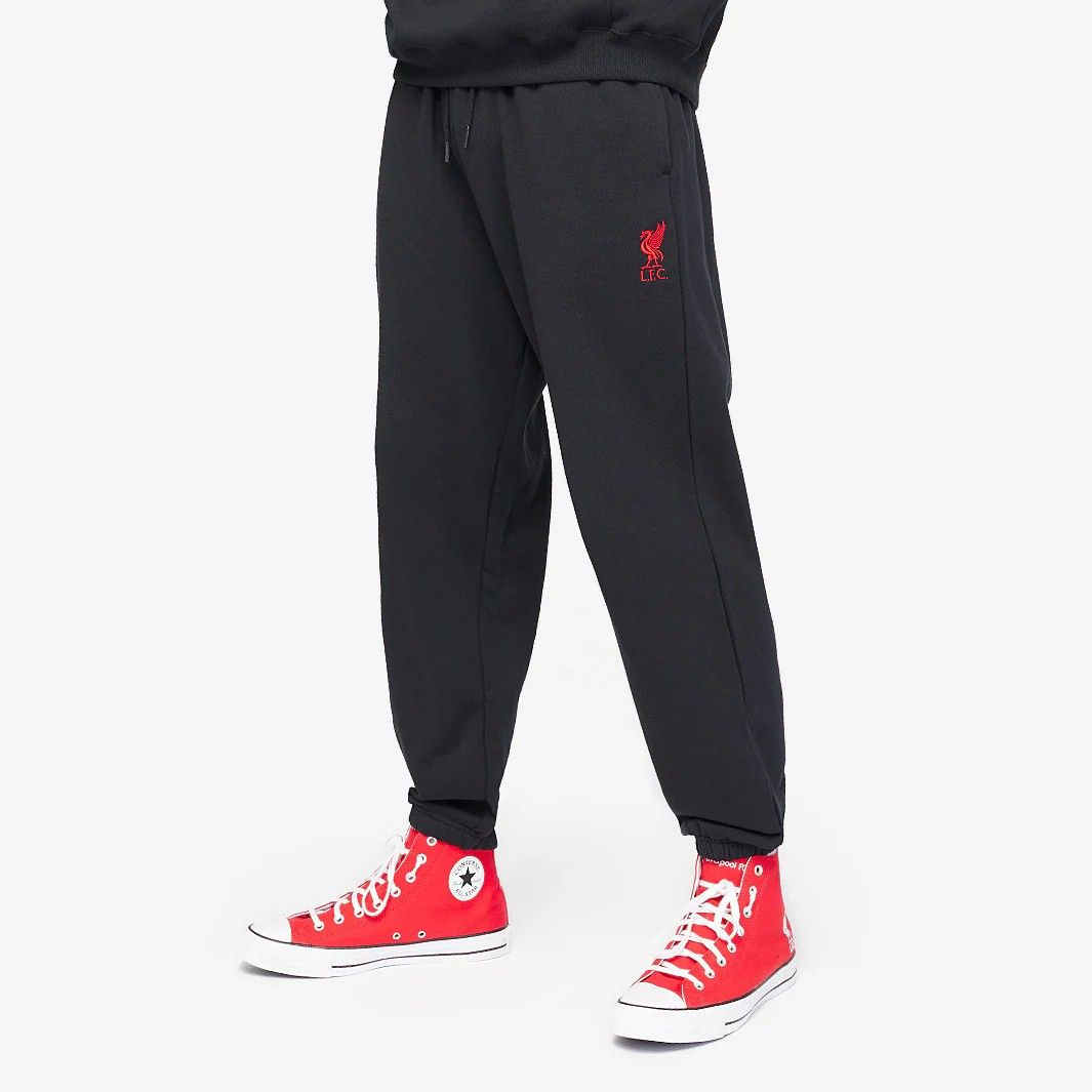 【送料無料・匿名配送】Converse x LFC コンバース リヴァプール コラボ ジョガーパンツ 黒 ブラック スウェット スウェットパンツ 新品 正規品 14,045円