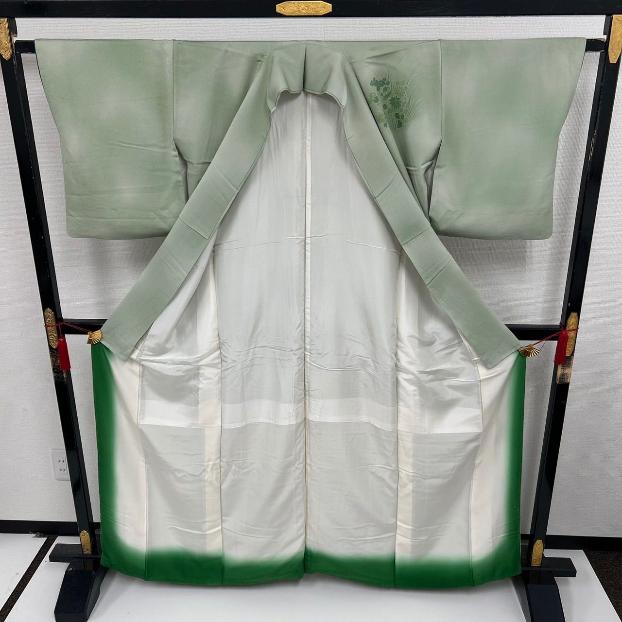 付下げ 友禅 上品な染め 紋無し 訪問着 正絹 着物 MK-1184 - メルカリ