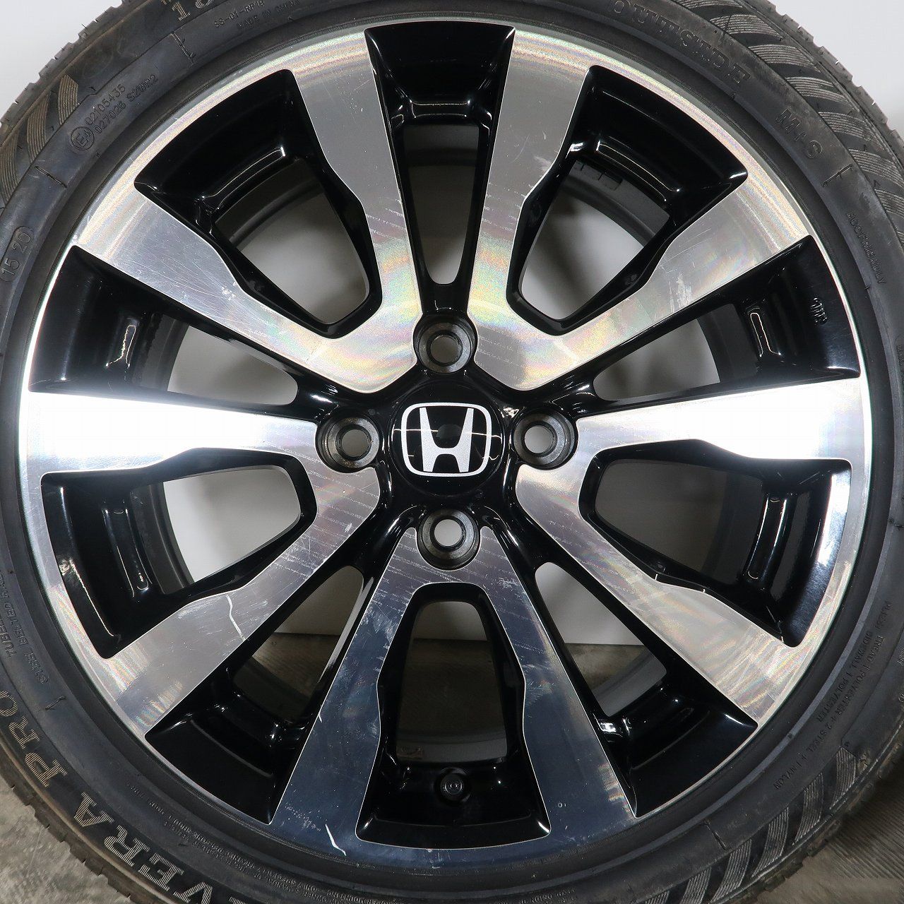 ホンダ フィットRS GE8 純正16×6J+53 PCD100 4穴 185/55R16(83V
