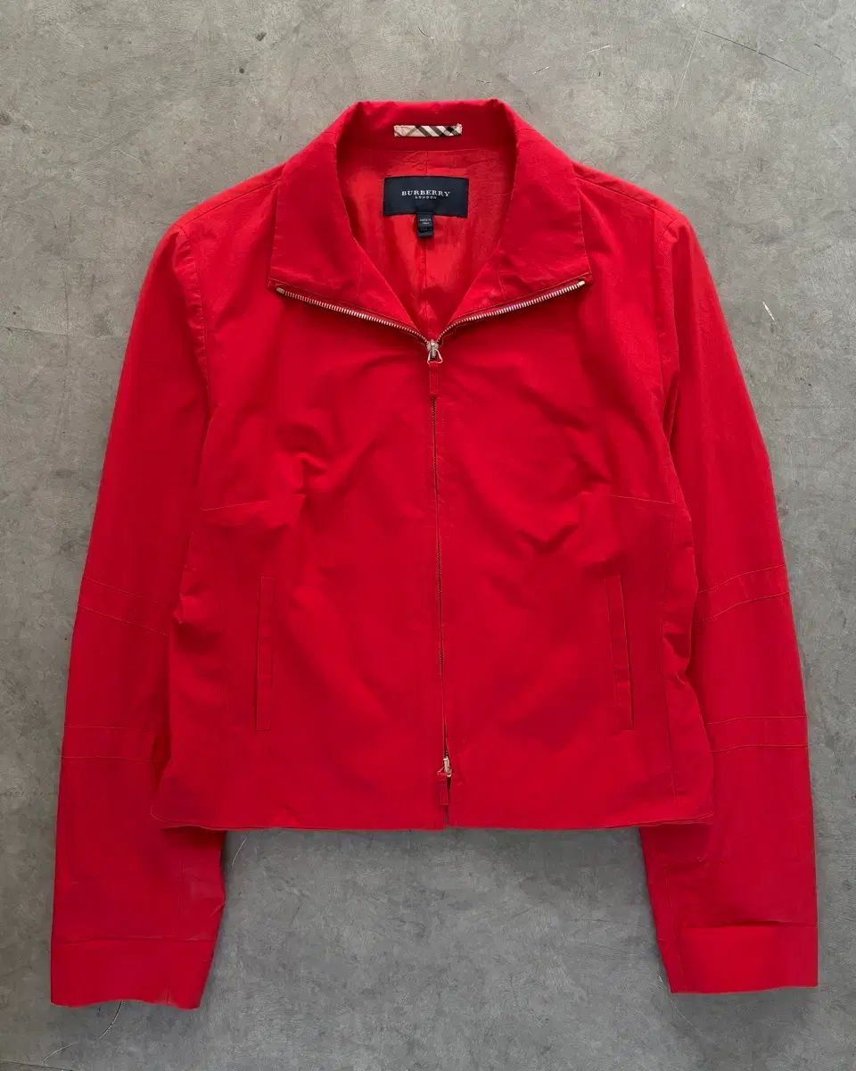 Burberry バーバリー ロンドン レッド ジップアップ ジャケット