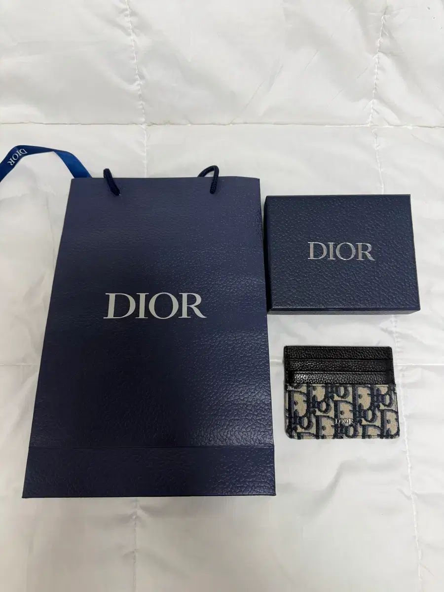 ディオール オブリーク カードウォレット + お買い物バッグ フルセット