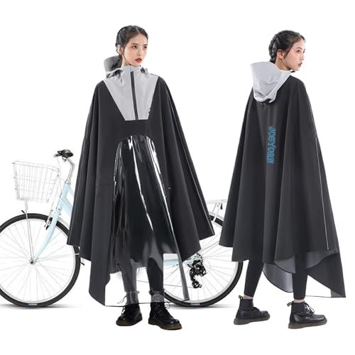 [Carmotor] レインコート 自転車 ポンチョ レディース メンズ ロング丈 子供 リュック対応 蒸れない インポンチョ 大きいサイズ 通学 男女兼用 透明バイザー 防水 雨具 雨カッパ キャンプ 通勤 おしゃれ かっこいい シンプル 5bfd2691