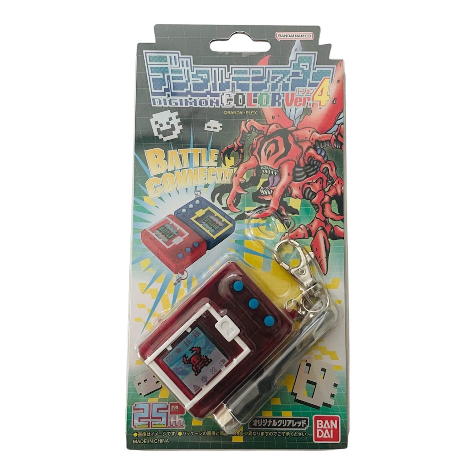 デジタルモンスターCOLOR Ver.4 オリジナルクリアレッド 未開封品】 デジタルモンスターCOLOR Ver.4（オリジナルクリアレッド
