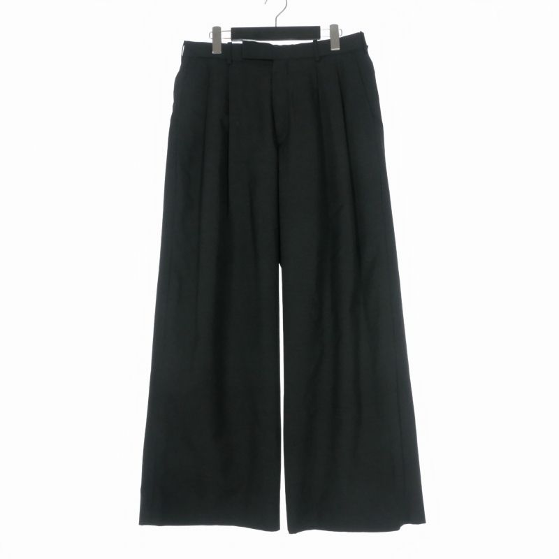 マーカ marka 26SS TWO TUCK BAGGY TROUSERS 2/72 ウールトロピカル