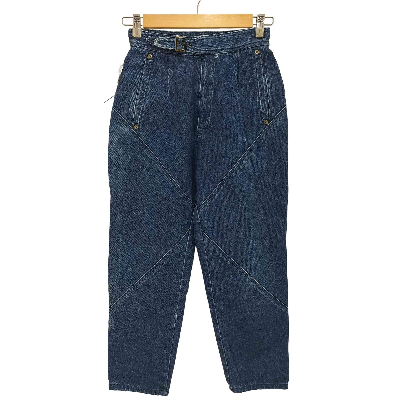 アイエスイッセイミヤケ I.S. ISSEY MIYAKE 80S パッチパネル デニムパンツ レディース 9 9,479円
