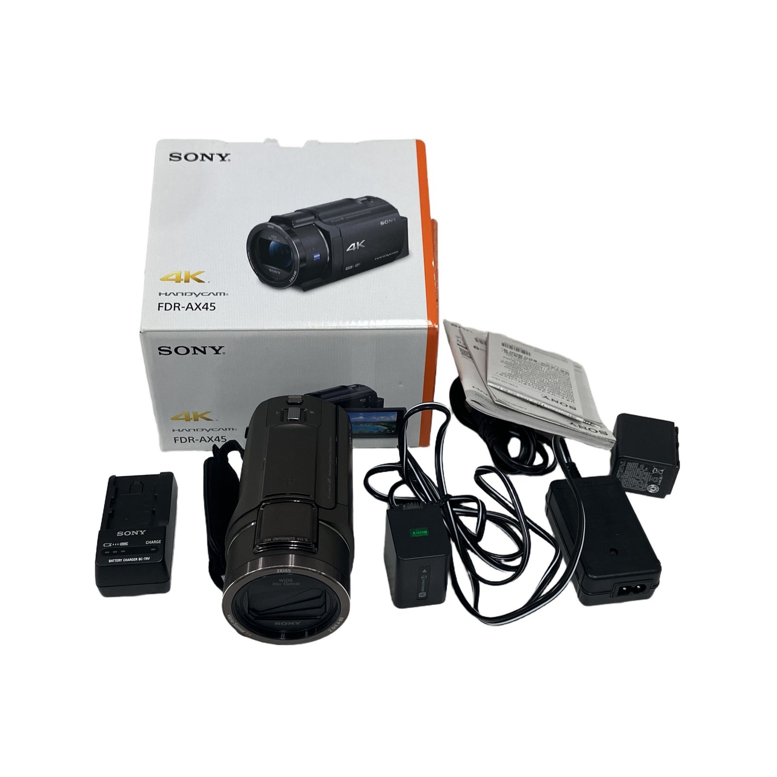 SONY FDR-AX45 HANDYCAM 4K 2018年製 デジタル4K ビデオカメラ ソニー 