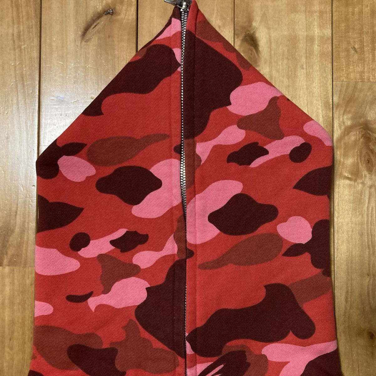 ☆初期☆ CRAZY COLOR CAMO パーカー Lサイズ a bathing ape BAPE full 