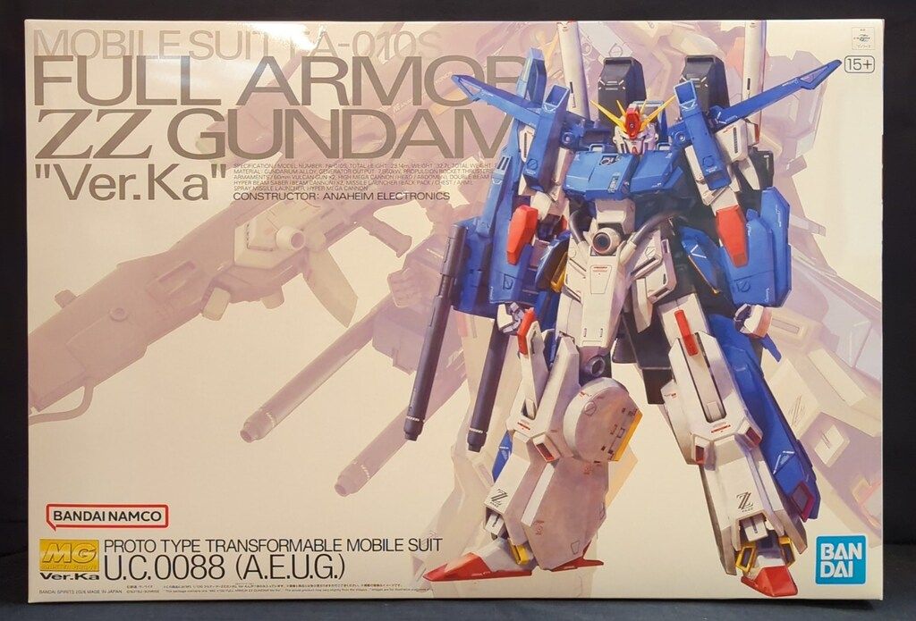 BANDAISPIRITS MG 1/100 機動戦士ガンダムZZ フルアーマーZZガンダム Ver.Ka