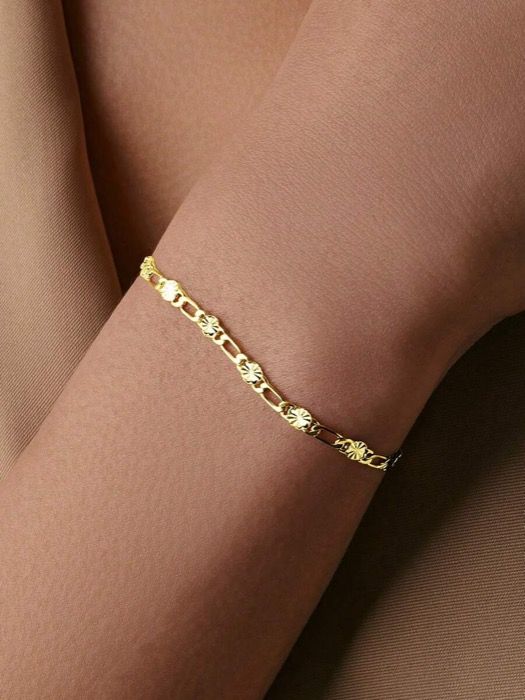 ジュエリー レディース ブレスレット 1個 925シルバー エレガントな花チャームブレスレット ヒップホップジュエリー