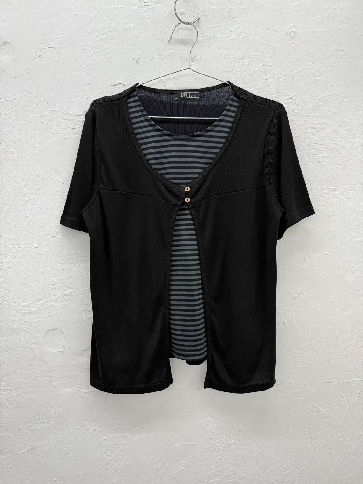 ganiel レイヤードTシャツ