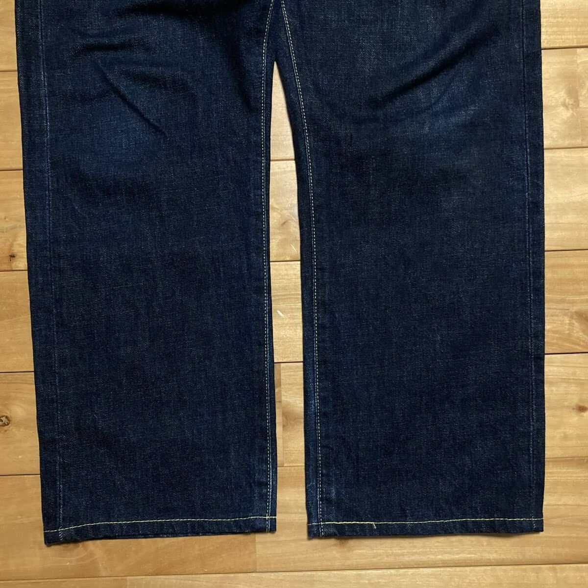 BAPE STA 刺繍 デニム パンツ Sサイズ a bathing ape star Denim Pants