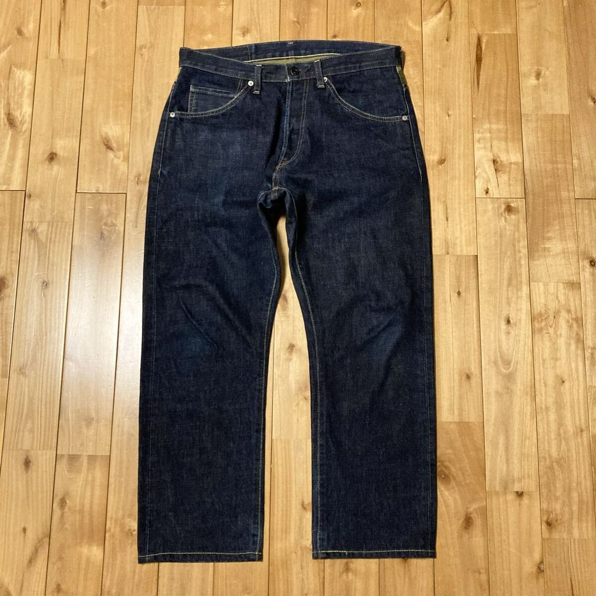 BAPE STA 刺繍 デニム パンツ Sサイズ a bathing ape star Denim Pants