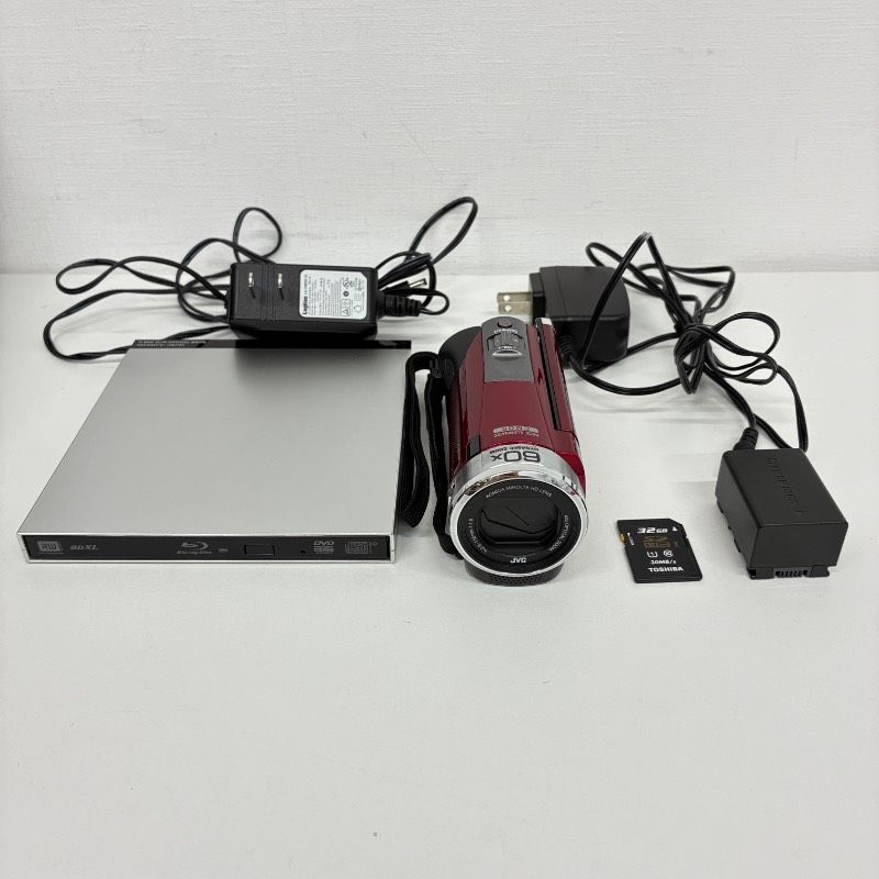 動作品】 JVC FULL HD Video Camera GZ-E770-R JVCケンウッド ビデオ