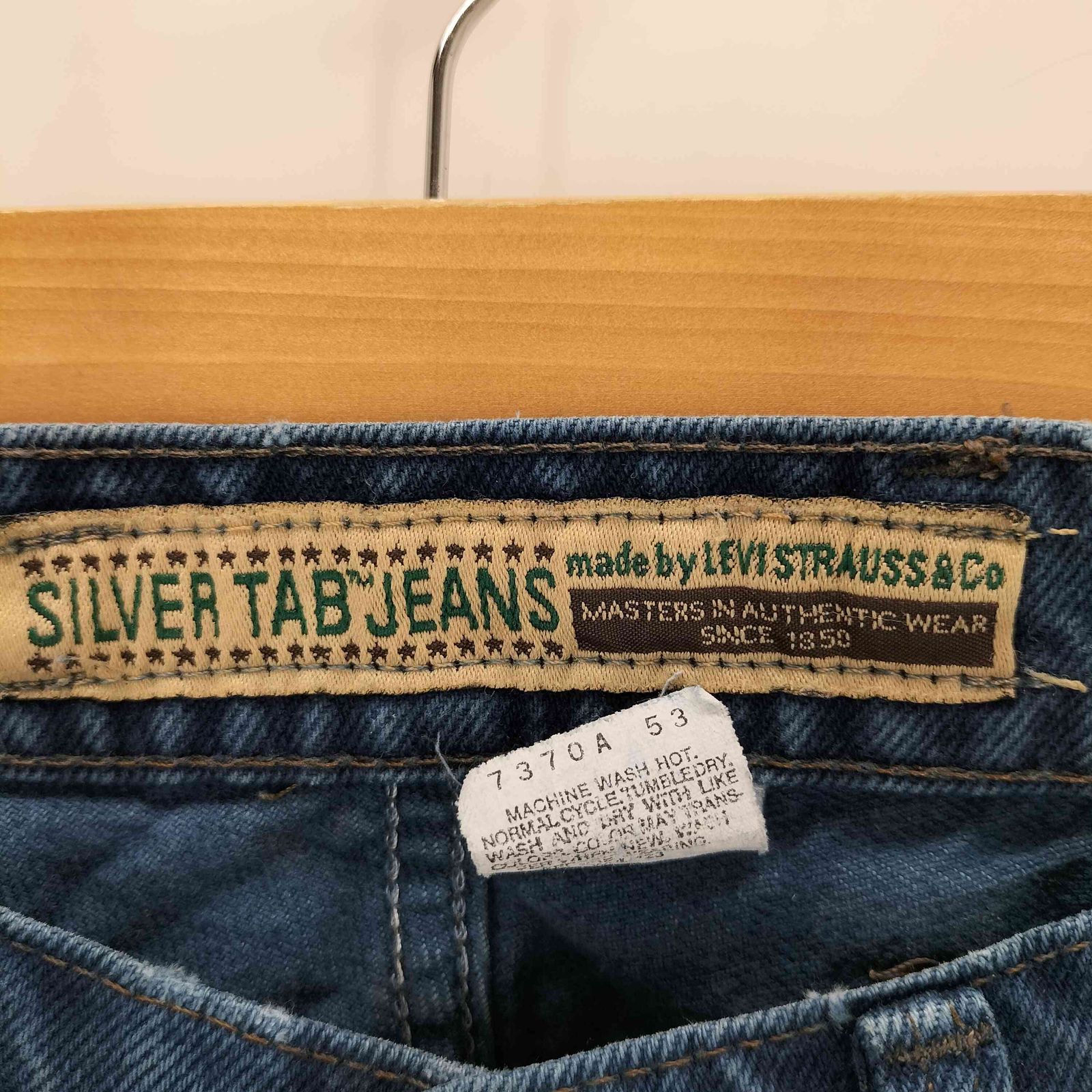 リーバイス Levis 90S SILVER TAB JEANS 製品染め メンズ US：32-33