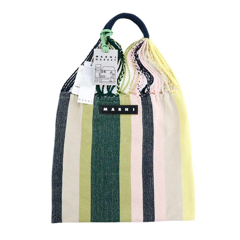 マルニフラワーカフェ ハンモックバッグ ストライプ MARNI FLOWER CAFE