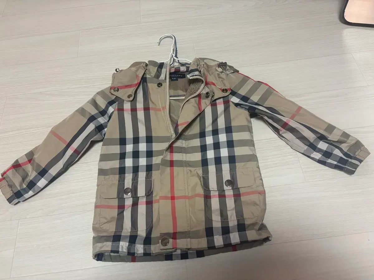 キッズ CHECK アウター 6/6T