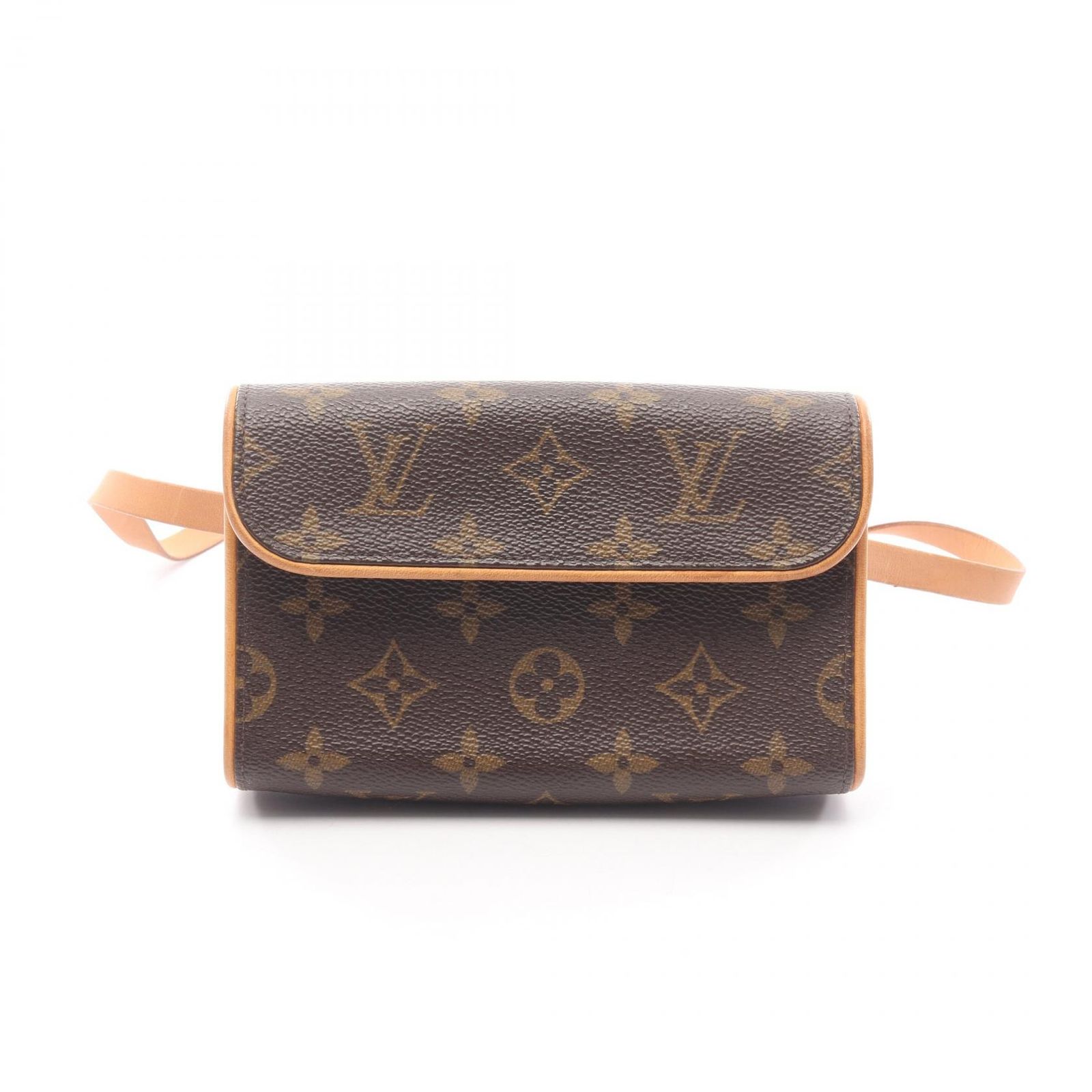 LOUIS VUITTON ルイ・ヴィトン ポシェットフロランティーヌ モノグラム ブトンプレッション(S)付き ウエストバッグ ボディバッグ