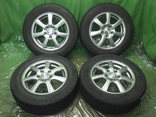 【中古】195/65R15 PRD 15インチ ダンロップ ウインターマックスWM01