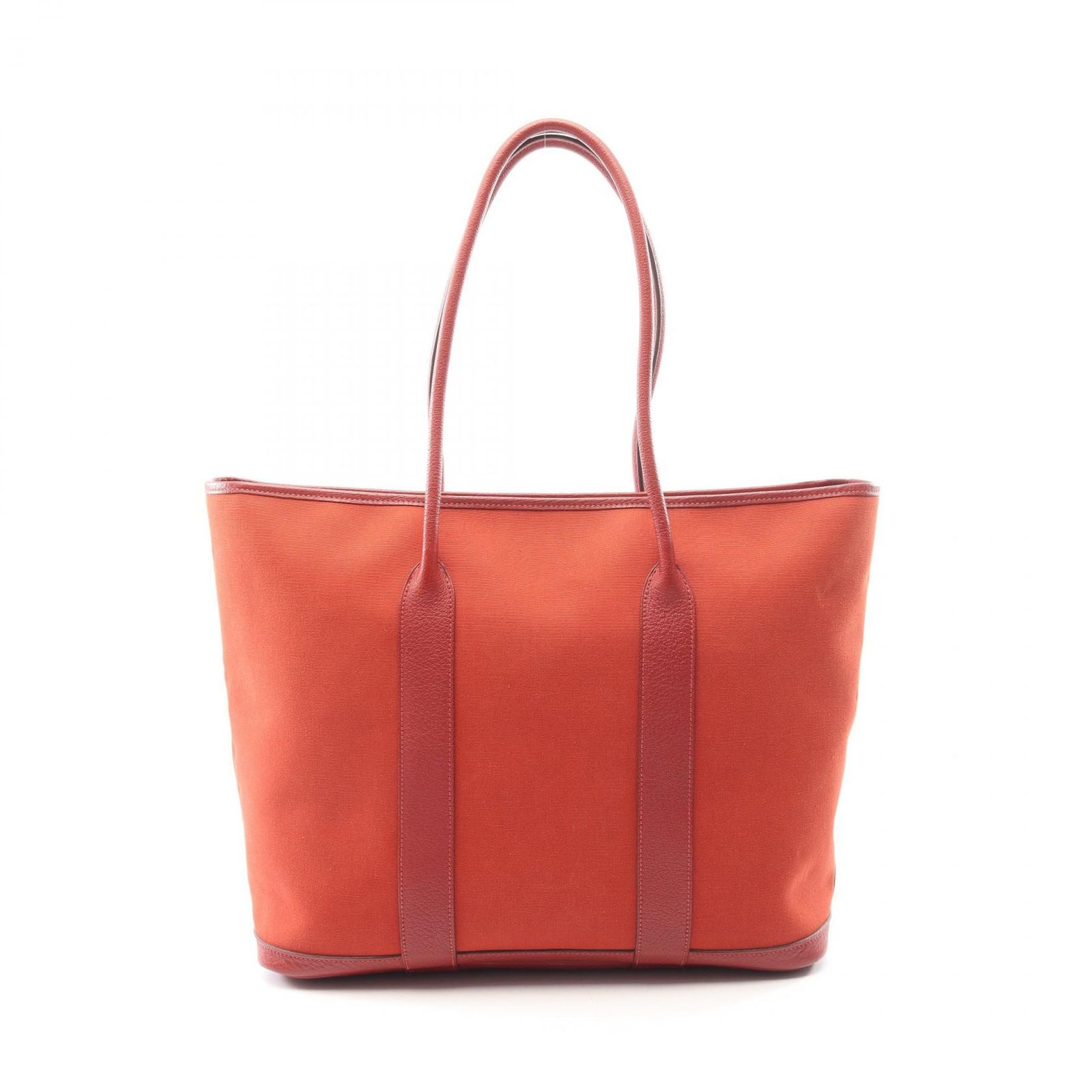 HERMES エルメス ガーデンジップMM ルージュガランス トートバッグ