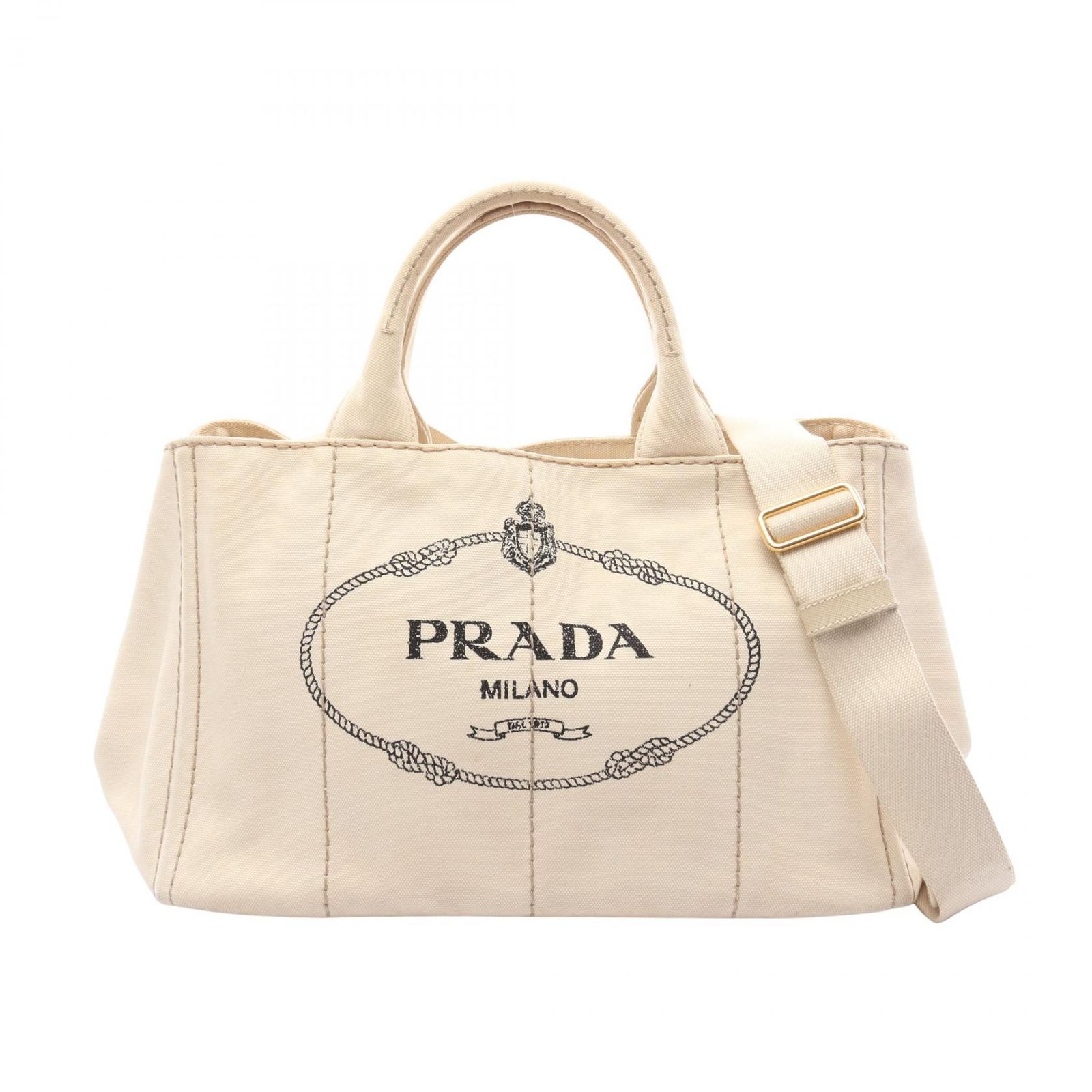 PRADA プラダ CANAPA STAMPATA カナパ 2WAY トートバッグ