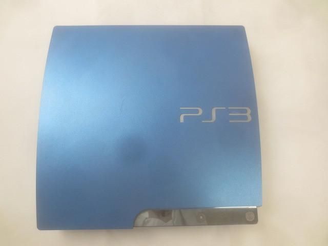 ゲーム プレイステーション3 PS3本体 動作品 CECH-3000B スプラッシュ ブルー 本体のみ 中古品
