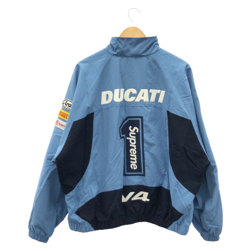 【中古】Supreme×Ducati Track Jacket サイズM ライトブルー[91][240091405707] 中古】Supreme×Ducati Track Jacket サイズM ライトブルー[91] - メルカリ